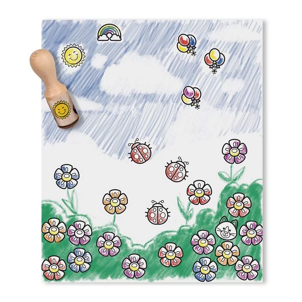 Продукт Melissa&Doug щастливи дръжки - Дървени печати  - 0 - BG Hlapeta